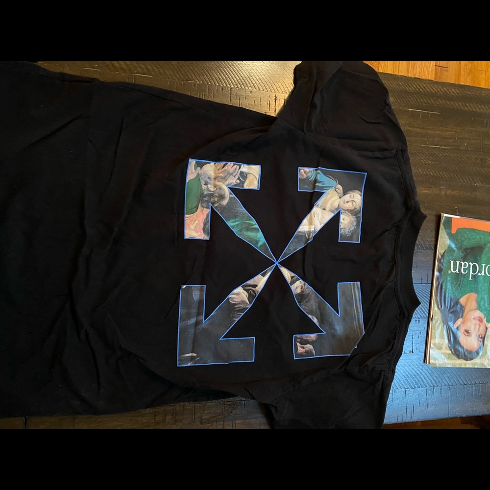 Black Off White Shirt